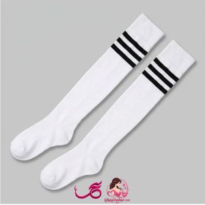 جوراب زنانه طرح سه خط مدل AS1194