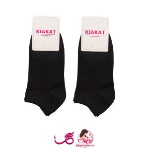 جوراب زنانه کیاکت مدل ساده بسته 2 عددی