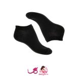 جوراب زنانه مشکی نخ پلی استر کد AD