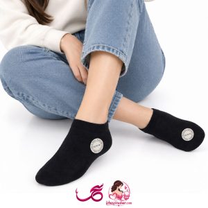 جوراب ساق کوتاه زنانه مدل پاستیلی بسته 3 عددی