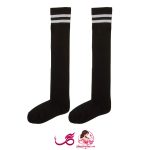جوراب زنانه نخی مدل زیر زانو ساده