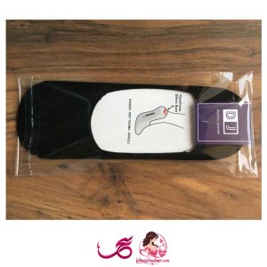 جوراب مردانه مدل کالج پشت ژله ای رنگ مشکی بسته 3 عددی