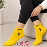 جورا چند رنگ زنانه نخ فاق کوتاه طرح NIKE